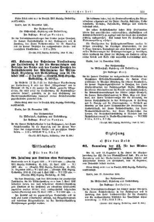 Zulassung zum Studium ohne Reifezeugnis : [Wissenschaft] ; [Für das Reich] ; [Amtliche Erlasse] ; [Amtlicher Teil]