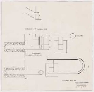Haus und Garten Ernst Hassler, Oerlinghausen: Detailplan Handlauf 1:1