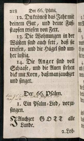 218-232, Der 66. Psalm. - Der 68. Psalm.