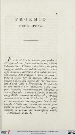 Proemio dell'opera