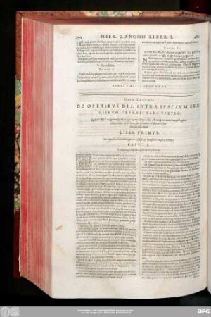 Liber Primus: De hominis creatione: qui ex visibili & invisibili constat natura.