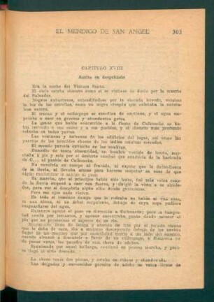Capítulo XVIII - Asalto en despoblado