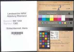 Entnazifizierung Maria Schlachtenrodt , geb. 24.01.1908 ()