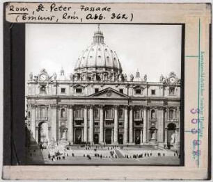 Rom: St. Peter, Fassade