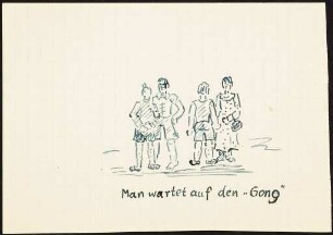 Man wartet auf den "Gong"