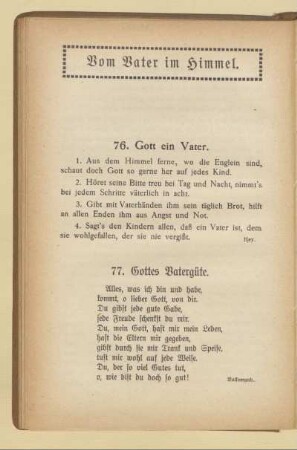 Vom Vater im Himmel