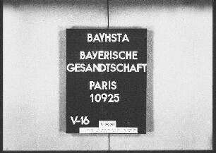 Haury, Jakob, Dr., Gymnasiallehrer in München, Entleihung von griechischen Handschriften aus der Nationalbibliothek in Paris