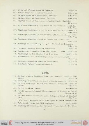 Varia (Nr. 1547-1681)