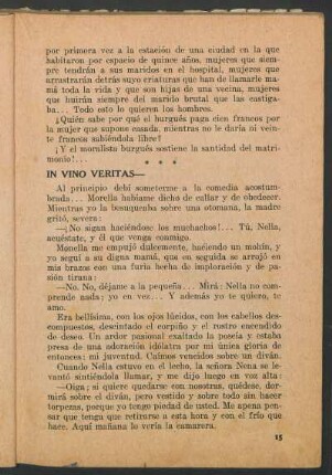 In vino veritas