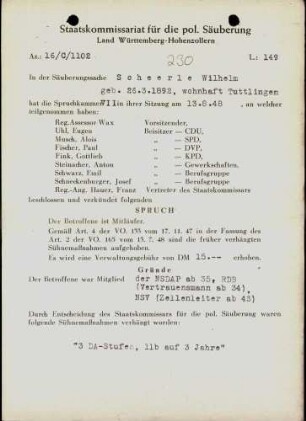 Scheerle, Wilhelm