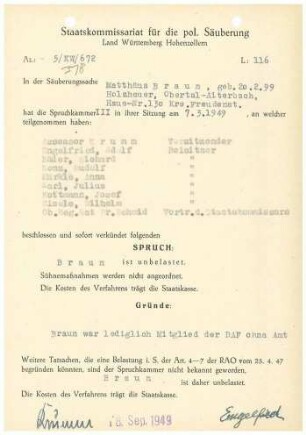 Braun, Matthäus