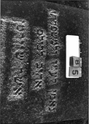 Grabstein 85 (Detailaufnahme 1)