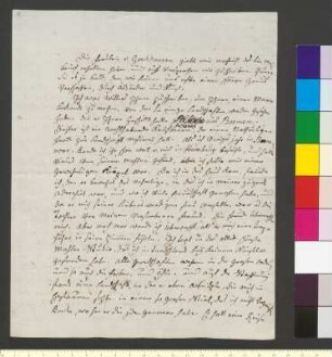 Brief von Tischbein, Johann Heinrich Wilhelm an Goethe, Johann Wolfgang von
