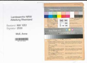 Entnazifizierung Anna Moll , geb. 28.10.1914 ()