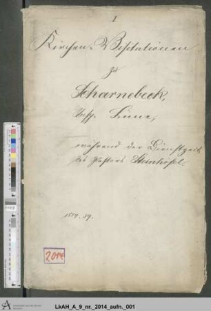 Scharnebeck: Visitationsakten