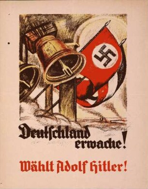 NSDAP-Ortsgruppe Utzenfeld: Deutschland erwache (Plakatmuster)