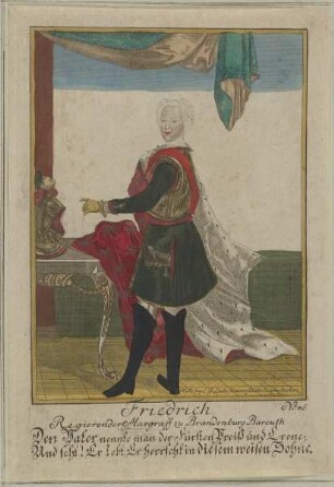 Bildnis des Markgrafen Friedrich von Brandenburg-Bayreuth