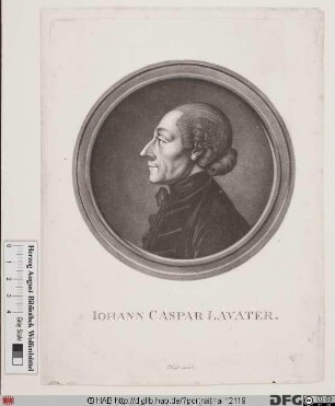 Bildnis Johann Caspar Lavater
