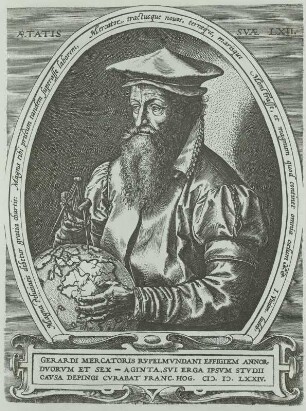Bildnis des Geographen und Kartographen Gerhard Mercator (Kremer)