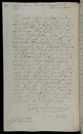 Berufung des Kahle zum außerordentlichen Professor für Jura.
