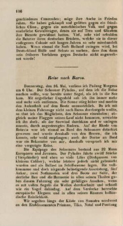 Reise nach Baros