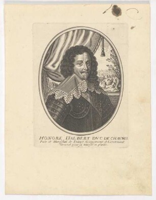 Bildnis des Honore d'Albert de Chavnes