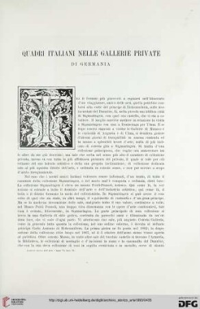 6: Quadri italiani nelle gallerie private di Germania