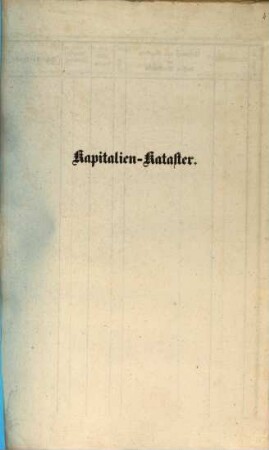 Kapitalien-Kataster