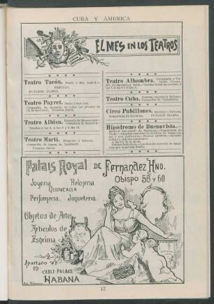 El mes en los teatros