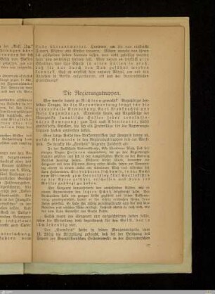 Die Regierungstruppen