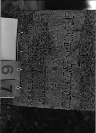 Grabstein 67 (Detailaufnahme 1)