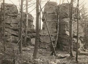 Hochstein bei Löbau : Oberlausitz. Hochstein bei Löbau. Felszimmermauer