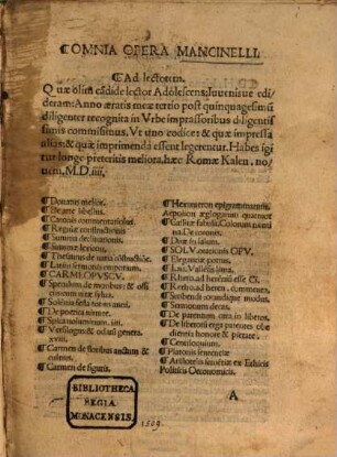 Opera omnia