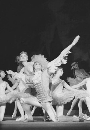 Szenenbilder einer Aufführung des Kirow-Balletts. Gastspiel des Mariinski-Theaters Leningrad in Berlin, 01.10.1962