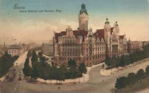 Leipzig: Neues Rathaus und Rathaus-Ring