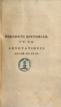 Herodoti Musae sive historiarum libri IX, 10