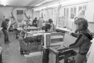 Schreinerkurs im Jugendheim Anne Frank am Engländerplatz