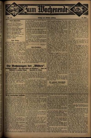 Dritte Ausgabe vom Sonntag, den 15. Juni 1930.
