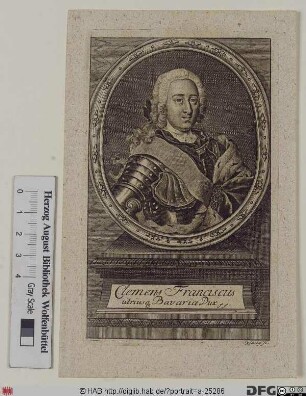 Bildnis Clemens Franz, Herzog in Bayern