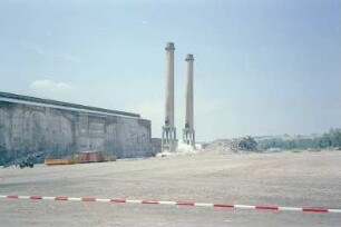 Sprengung Schornsteine Vorschaltanlage, von O