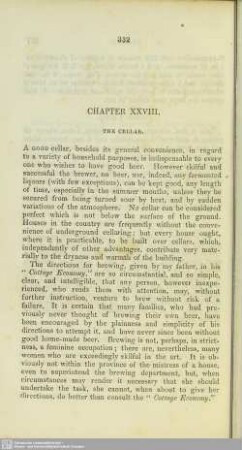 Chapter XXVIII. The Cellar