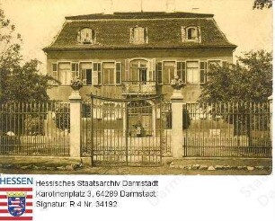 Darmstadt, Hofgartenhaus / Fassade