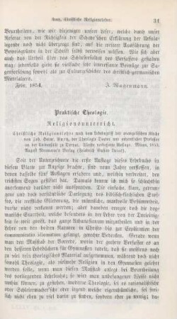 31-33 Praktische Theologie