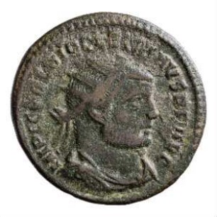 Münze, Follis, 295 - 299 n. Chr.