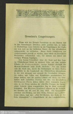 Dresden's Umgebungen