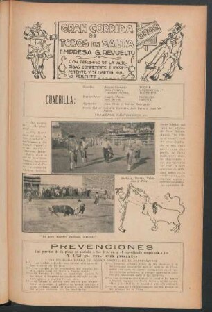 Gran corrida de toros en Salta