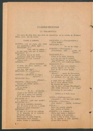 Cuadro segundo - La Salamanca