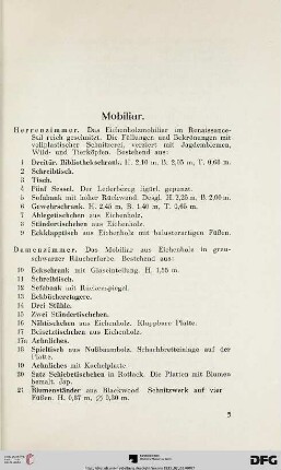 Mobiliar (Nr. 1-185)