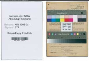 Entnazifizierung Friedrich Kreuselberg , geb. 06.04.1900 (Landwirt)