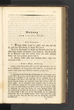 Anhang zum vierten Buche.